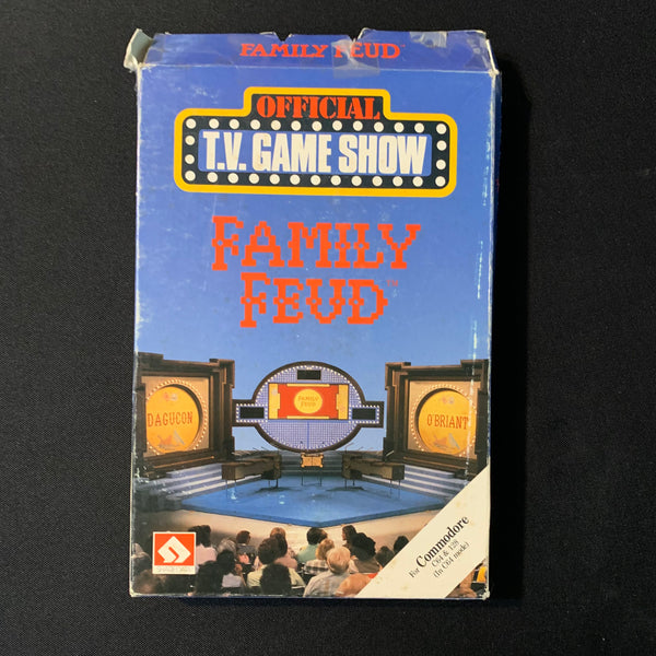 COMMODORE 64 Family Feud (1987) boxed tested complete video game show disk