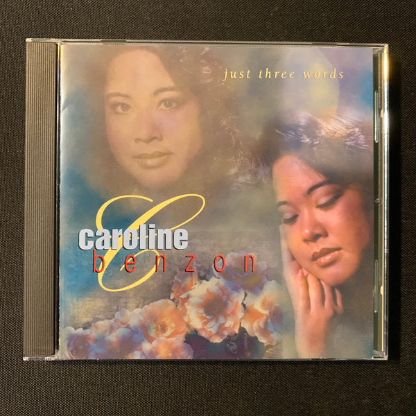 CD Caroline Benzon 'Just Three Words' (1996) Caro B 90s R&B indie
