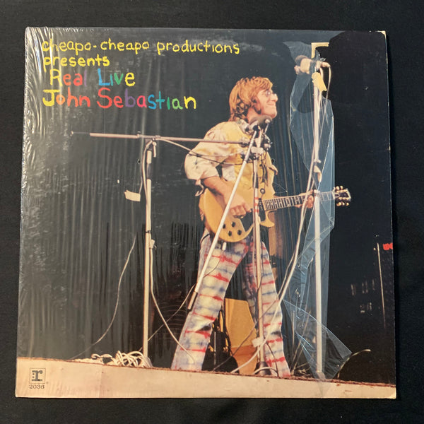 LP John Sebastian 'Cheapo-Cheapo Productions Presents Real Live' (1971) VG/VG+ vinyl record