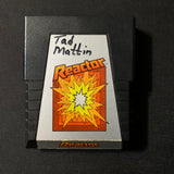 ATARI 2600 Reactor (1982) tested Parker Brothers video game cartridge