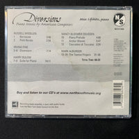 CD Max Lifchitz 'Diversions' (2002) piano music by American composers