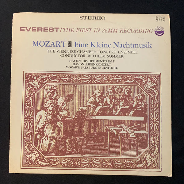 LP Mozart 'Eine Kleine Nachtmusik' (1982) VG/VG+ Viennes Chamber Concert Ensemble