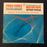 LP Arthur Fiedler Boston Pops 'Fiddle-Faddle' (1962) VG+/VG Leroy Anderson favorites vinyl record