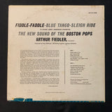 LP Arthur Fiedler Boston Pops 'Fiddle-Faddle' (1962) VG+/VG Leroy Anderson favorites vinyl record