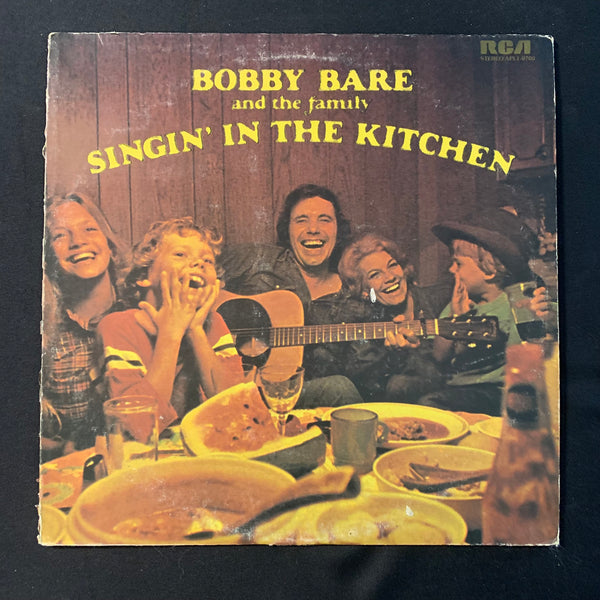 LP Bobby Bare and the Family 'Singin' In the Kitchen' (1974) VG/VG vinyl record