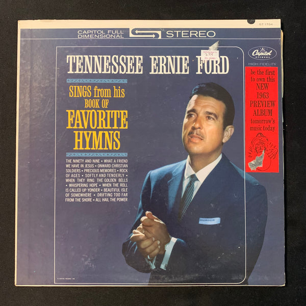 LP Tennessee Ernie Ford 'Sings From His Book of Favorite Hymns' (1968) VG/VG vinyl record