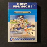 COMMODORE 64 Easy Finance I (1983) tested disk software package complete