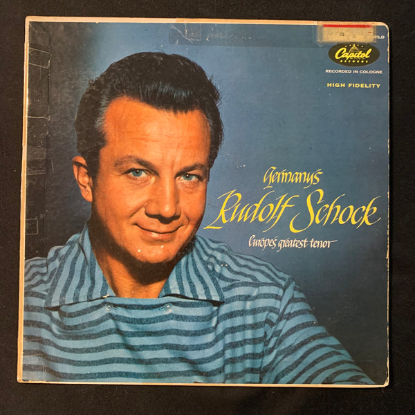 LP Rudolf Schock 'Europe's Greatest Tenor' (1968) VG/VG vinyl record