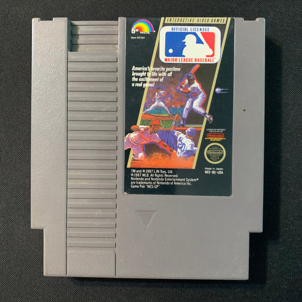 NINTENDO NES Major League Baseball (1988) tested video game cartridge