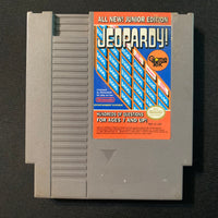 NINTENDO NES Jeopardy! All New Junior Edition (1989) tested video game cartridge