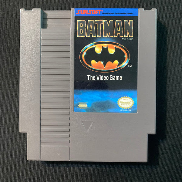NINTENDO NES Batman: The Video Game (1989) tested video game cartridge