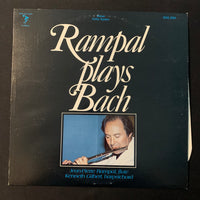 LP Rampal Plays Bach (1978) Jean-Pierre Rampal, Kenneth Gilbert VG+/VG+ vinyl