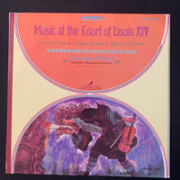 LP Music At the Court of Louis XIV (1967) Consentus Musicus, baroque instruments, classical music VG+/VG+