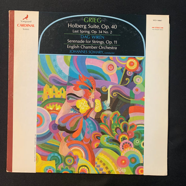 LP Grieg 'Holberg Suite,' Wiren 'Serenade For Strings' (1969) VG+/VG+ English Chamber Orchestra, Johannes Somary