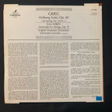 LP Grieg 'Holberg Suite,' Wiren 'Serenade For Strings' (1969) VG+/VG+ English Chamber Orchestra, Johannes Somary