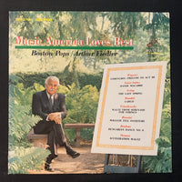 LP Arthur Fiedler Boston Pops 'Music America Loves Best' (1964) VG/VG+ Wagner, Handel, Brahms