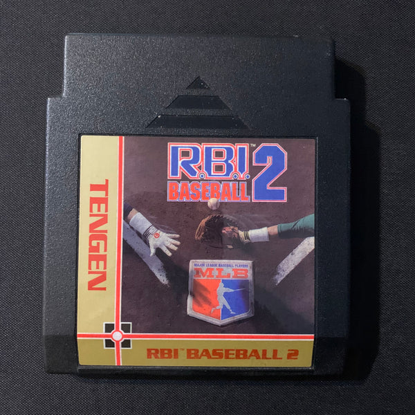 NINTENDO NES RBI Baseball 2 (1990) tested video game cartridge