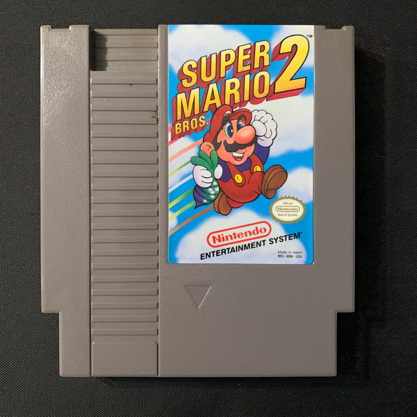 NINTENDO NES Super Mario Bros. 2 (1988) tested video game cartridge