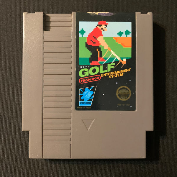 NINTENDO NES Golf (1984) tested video game cartridge