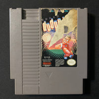 NINTENDO NES Super Dodgeball (1988) tested video game cartridge damaged label