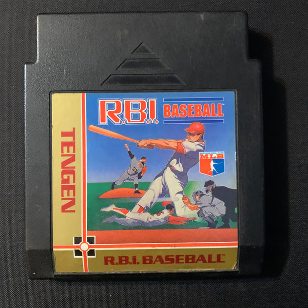 NINTENDO NES R.B.I. Baseball (1988) tested video game cartridge Tengen
