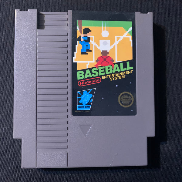 NINTENDO NES Baseball (1985) original classic tested video game cartridge