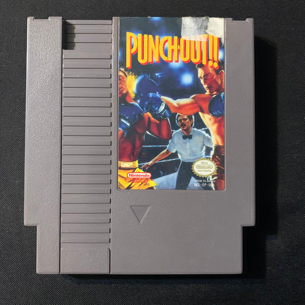 NINTENDO NES Punch-Out! (1990) boxing game tested video game cartridge