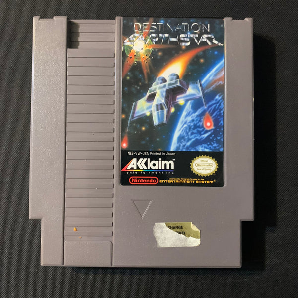 NINTENDO NES Destination Earthstar (1990) tested video game cartridge