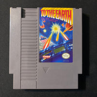 NINTENDO NES To The Earth (1990) tested zapper gun video game cartridge
