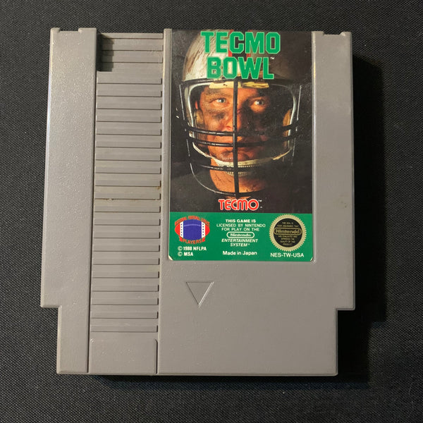 NINTENDO NES Tecmo Bowl (1988) tested football video game cartridge