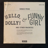 LP Songs From Hello Dolly and Funny Girl (1964) VG+/VG Wyncote budget show tunes vinyl record