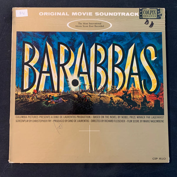 LP Barabbas original movie soundtrack (1962) VG/VG gatefold vinyl record