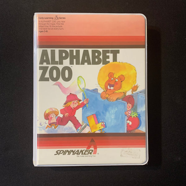 COMMODORE 64 Alphabet Zoo (1983) tested boxed complete cartridge game Spinnaker