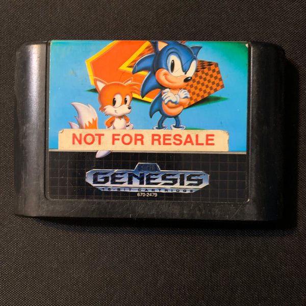 SEGA GENESIS Sonic The Hedgehog 2 (1992) tested video game cartridge