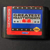 SEGA GENESIS Greatest Heavyweights (1993) tested boxing sports video game cartridge