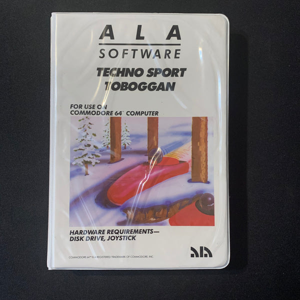 COMMODORE 64 Techno Sport Toboggan (1983) ALA Software tested video game
