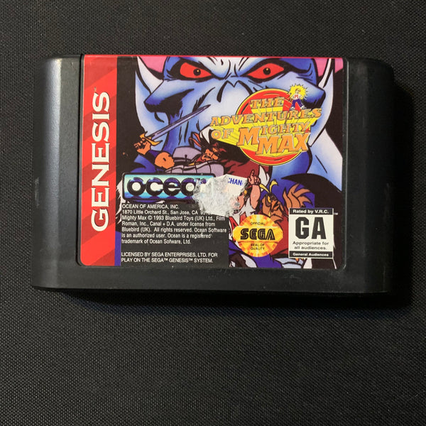 SEGA GENESIS Adventures of Mighty Max (1993) tested video game cartridge