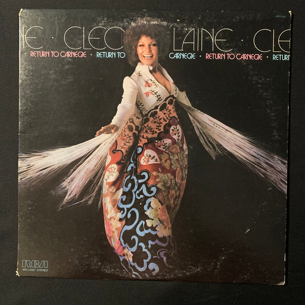 LP Cleo Laine 'Return To Carnegie' (1977) VG+/VG jazz pop vocal vinyl record
