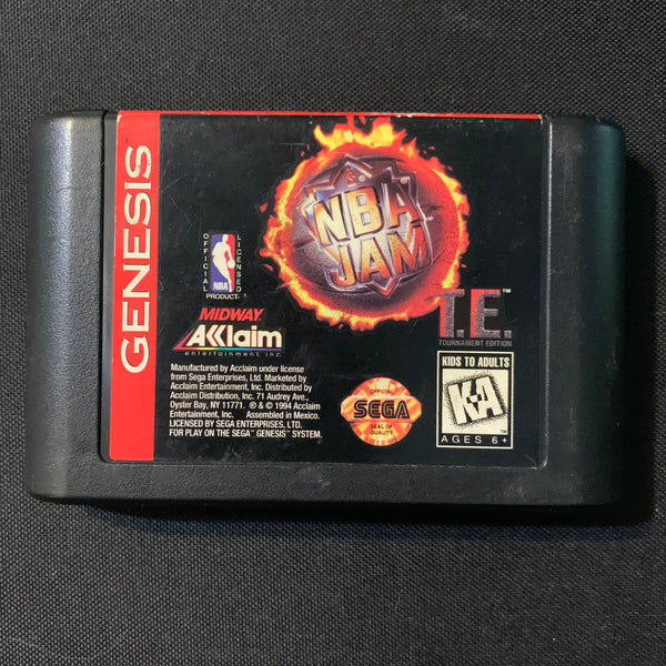 SEGA GENESIS NBA Jam: Tournament Edition (1994) basketball tested video game cartridge