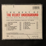 CD Velvet Underground 'Best Of' (1989) Sweet Jane, Femme Fatale, Pale Blue Eyes