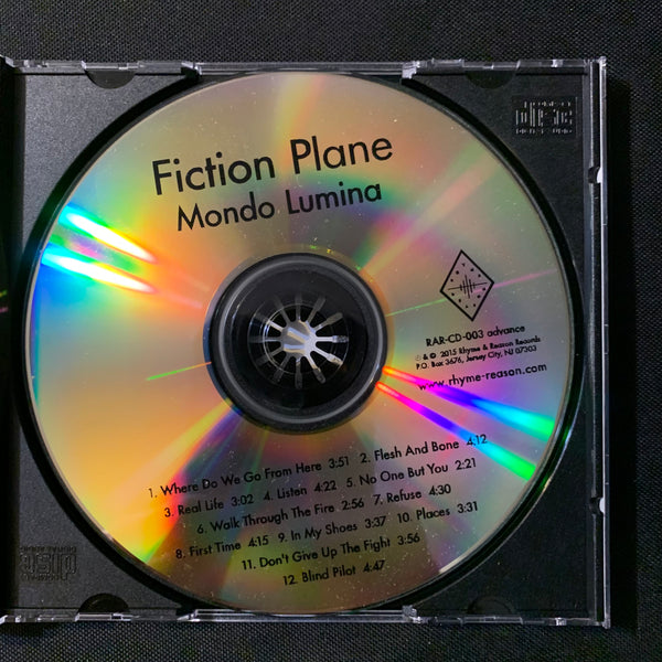 CD Fiction Plane - Mondo Lumina (2015) UK indie pop promo advance disc CD-R