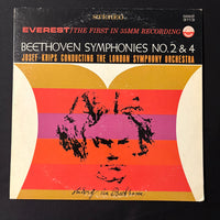 LP Beethoven 'Symphonies No. 2 and 4' (1963) VG+/VG+ Josef Krips, London Symphony Orchestra