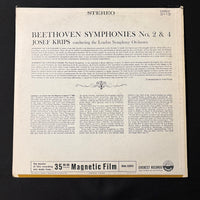 LP Beethoven 'Symphonies No. 2 and 4' (1963) VG+/VG+ Josef Krips, London Symphony Orchestra