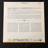 LP Beethoven 'Symphonies No. 2 and 4' (1963) VG+/VG+ Josef Krips, London Symphony Orchestra