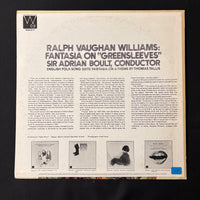 LP Ralph Vaughan Williams 'Variations on Greensleeves' (1970) VG+/VG vinyl record