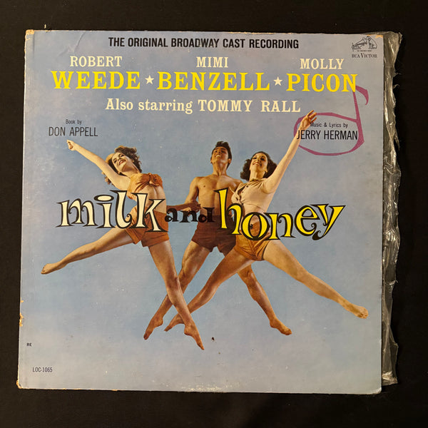 LP Milk and Honey Original Broadway Cast (1961) VG+/VG vinyl record