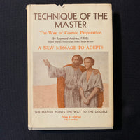 BOOK Raymund Andrea 'Technique of the Master: The Way of Cosmic Preparation' (1957) HC
