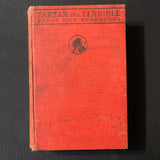 BOOK Edgar Rice Burroughs 'Tarzan the Terrible' (1921) HC classic adventure