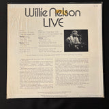 LP Willie Nelson 'Live' (1976) VG+/VG+ country vinyl record