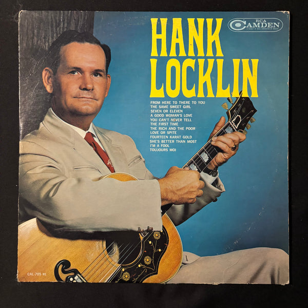 LP Hank Locklin self-titled (1962) VG/VG country vinyl record